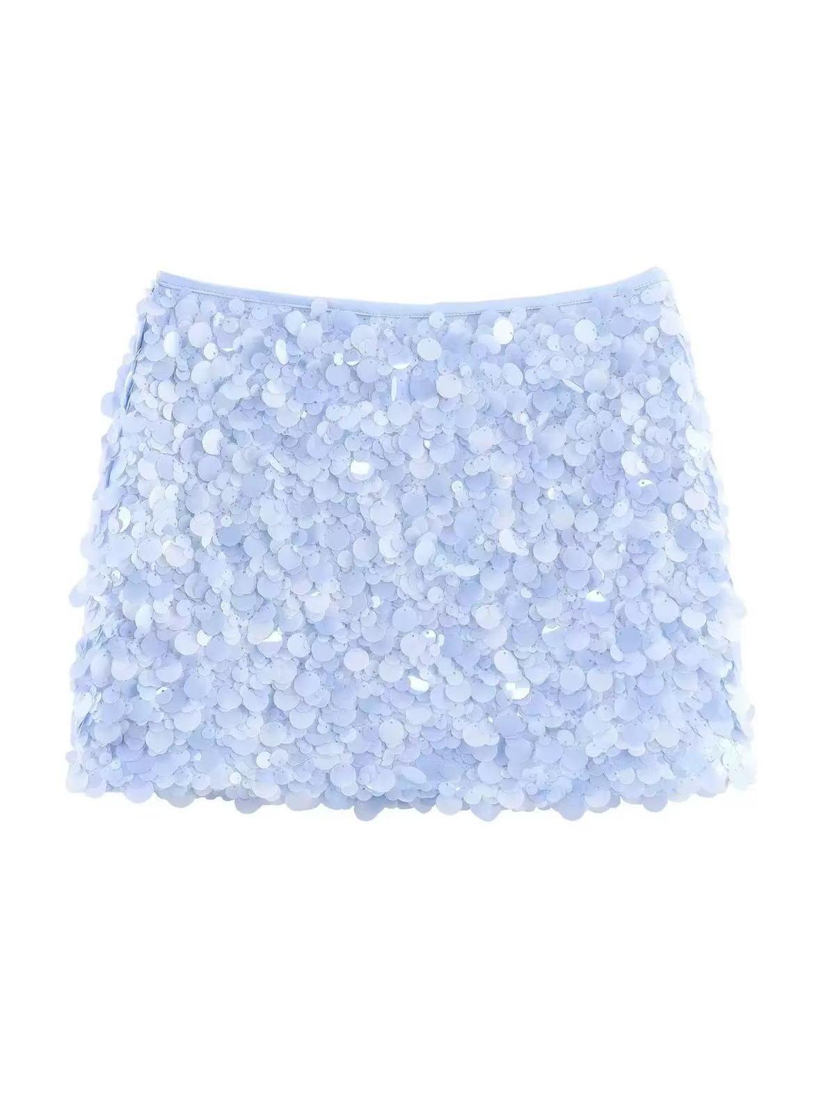 Sequin Mini Skirt