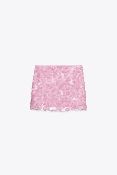 Sequin Mini Skirt