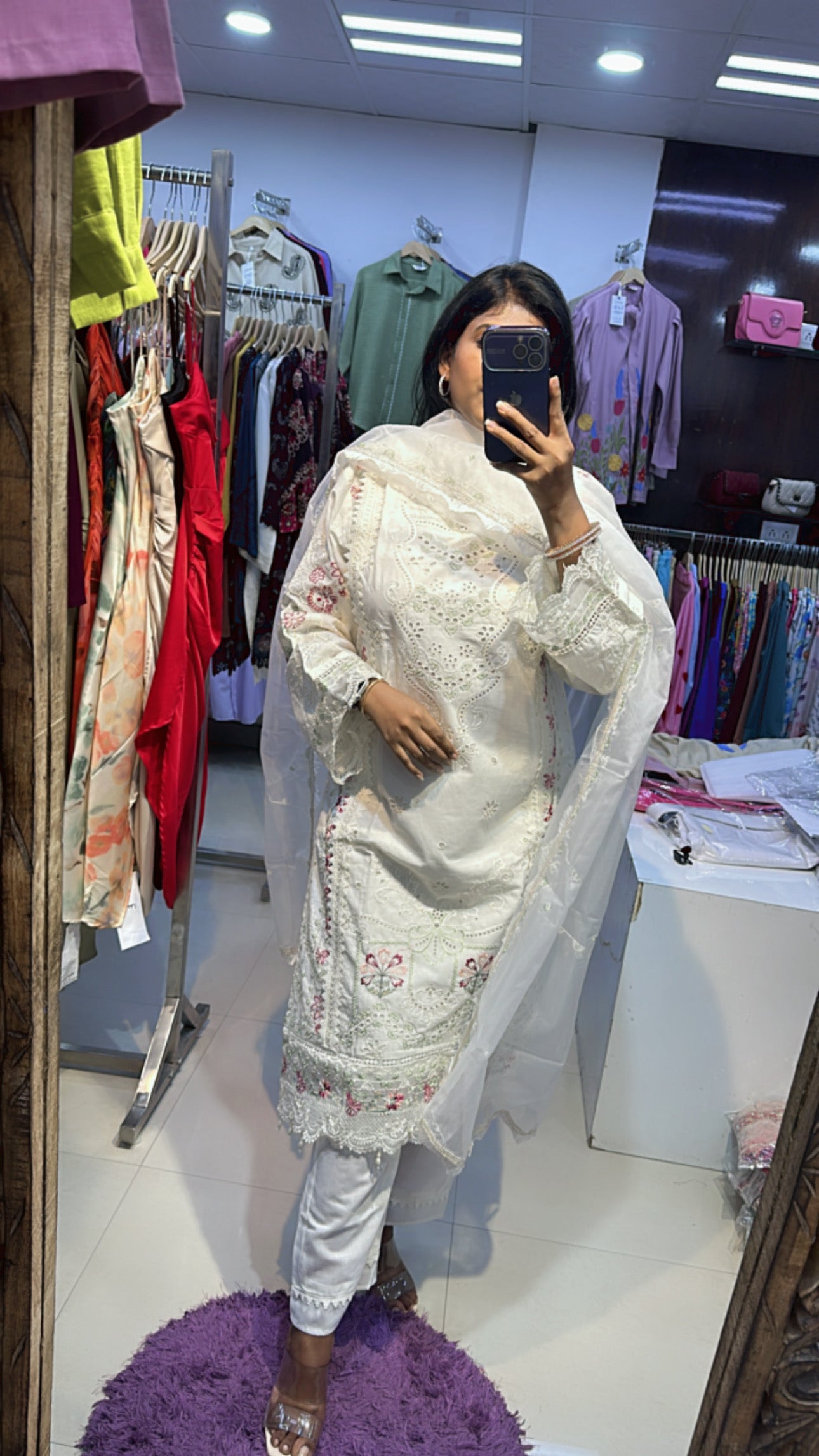 Safeda Three Piece Suit