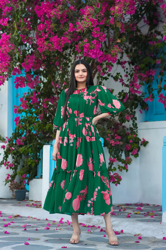 Tropical Maxi Dress