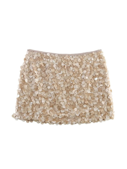 Sequin Mini Skirt