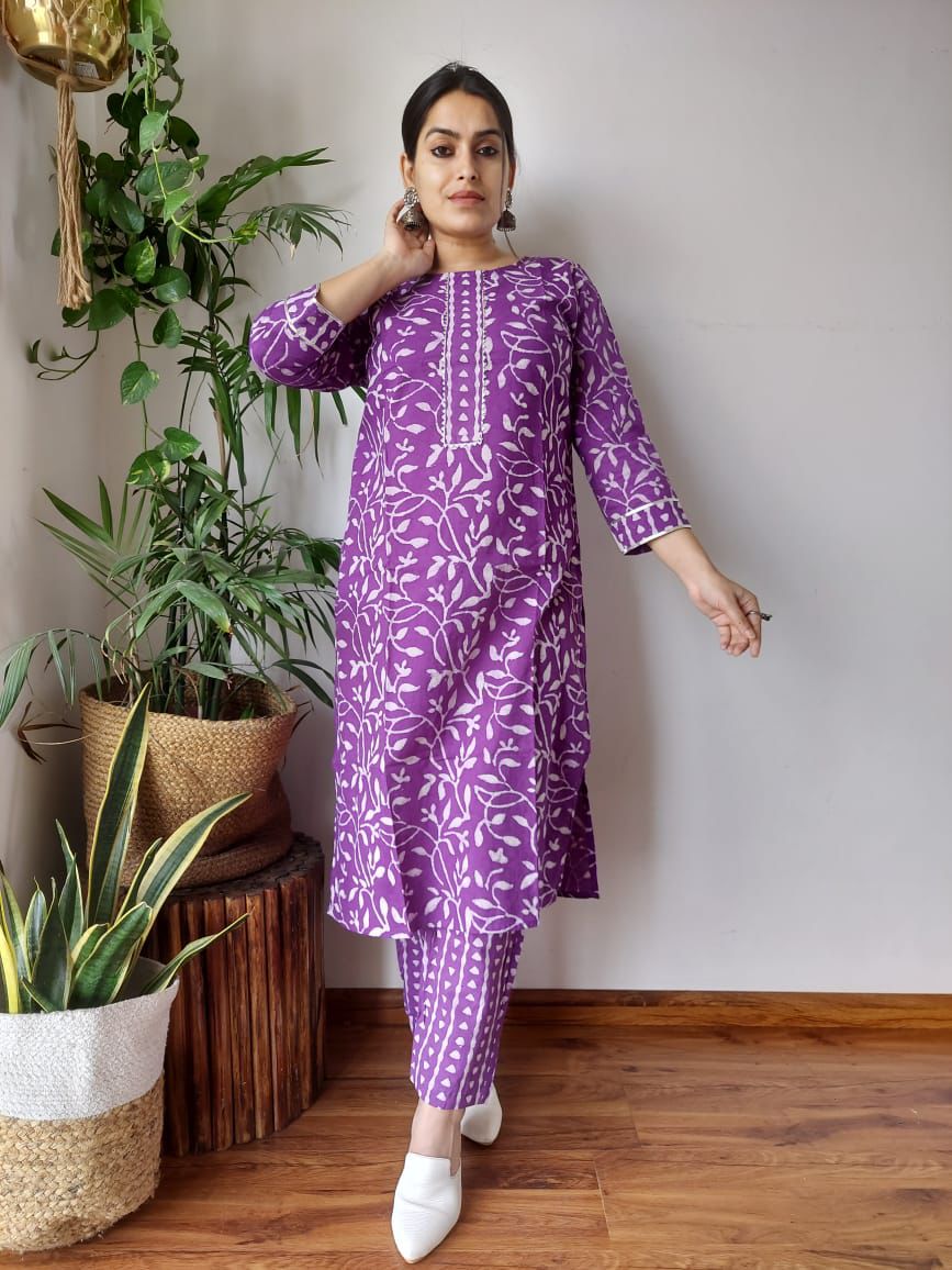 Cotton 2pc set (Kurti & bottom)