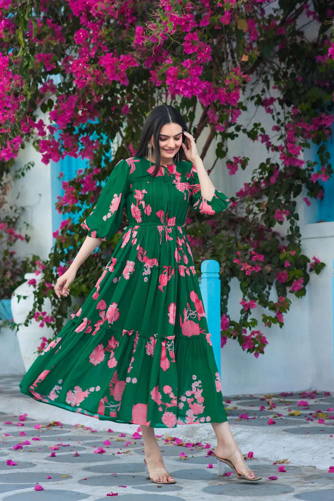 Tropical Maxi Dress