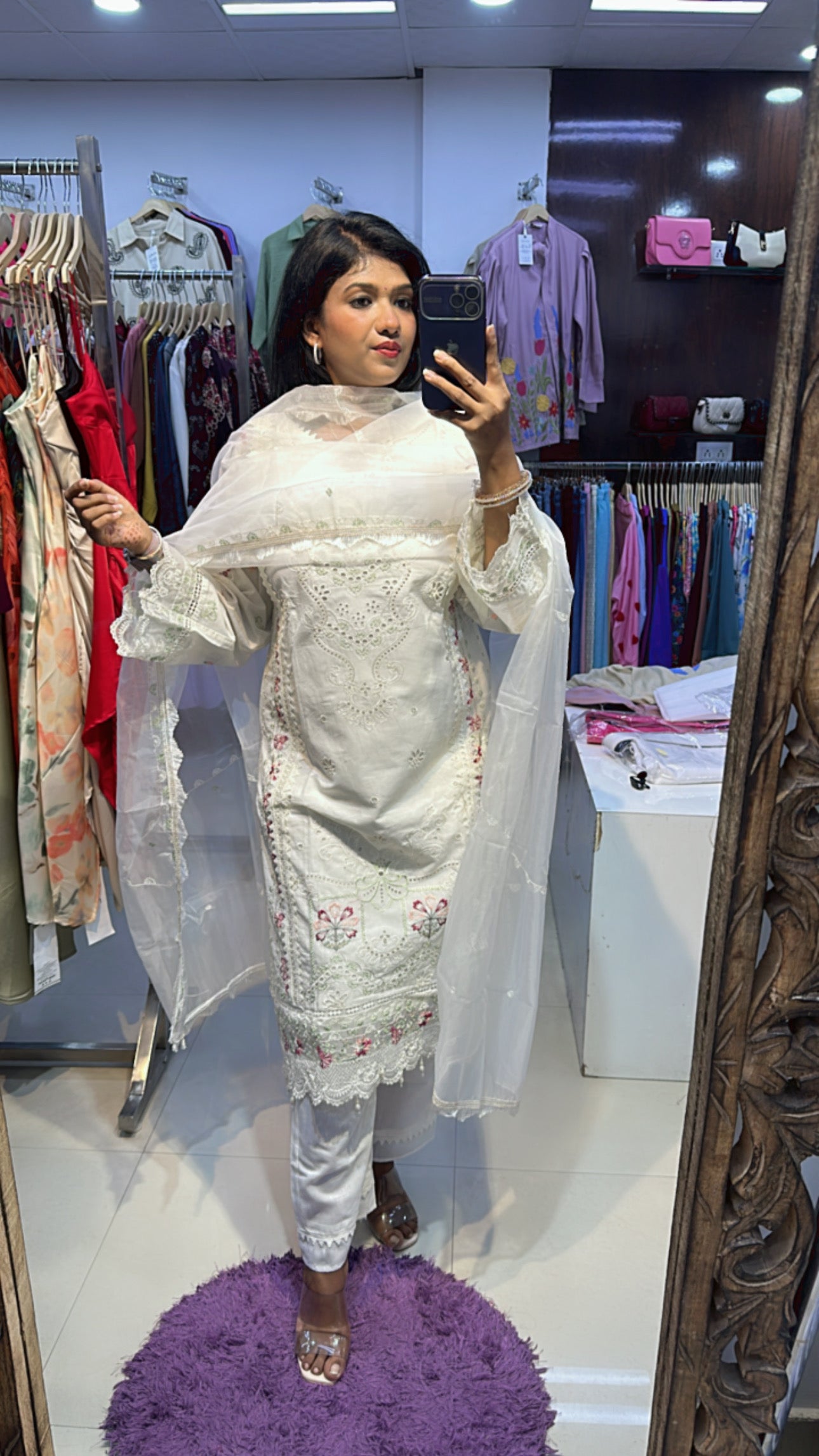Safeda Three Piece Suit