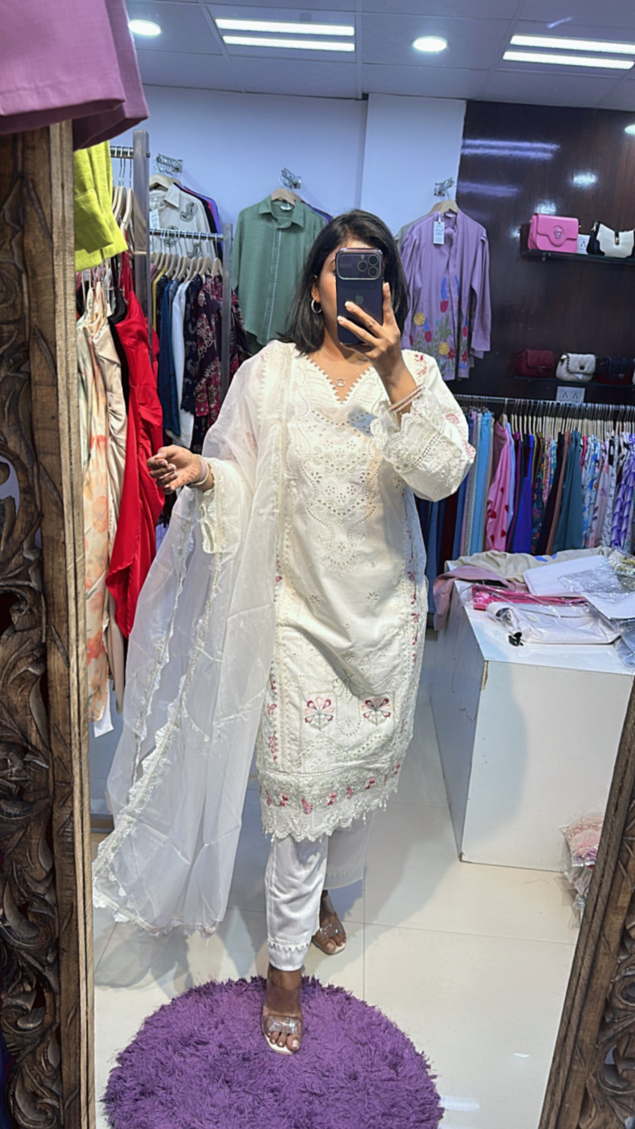 Safeda Three Piece Suit