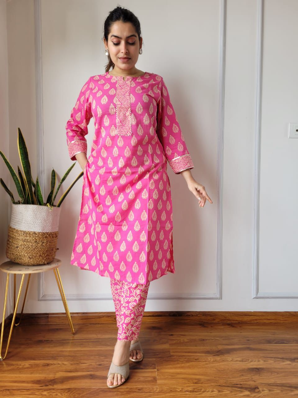 Cotton 2pc set (Kurti & bottom)