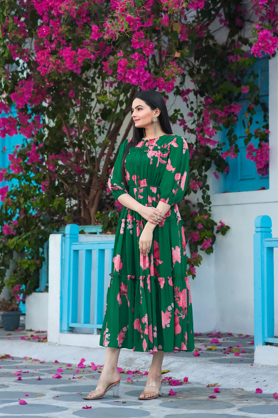 Tropical Maxi Dress