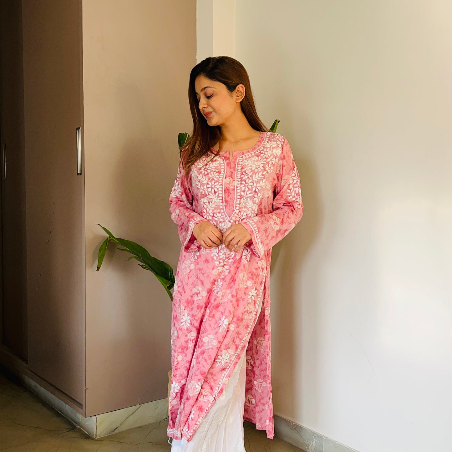 Aalia Modal Printed Cotton long kurta