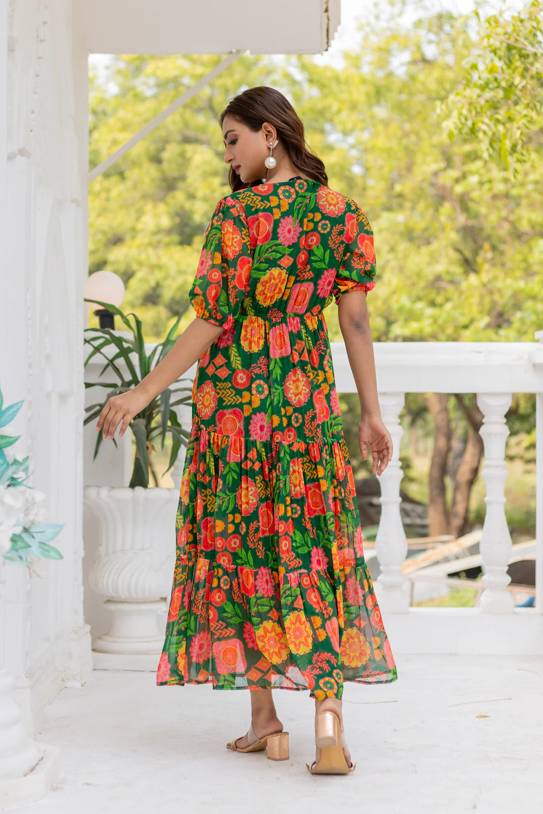 Flower Maxi Dress
