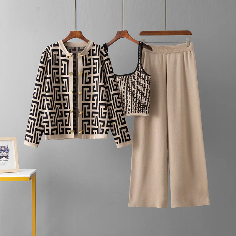 Classic Pattern Three Piece Set