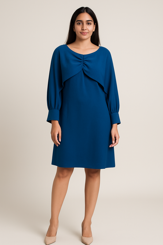 Teal Blue One Piece Dress