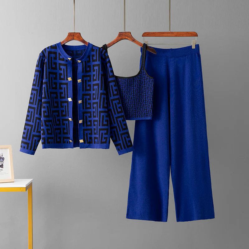 Classic Pattern Three Piece Set