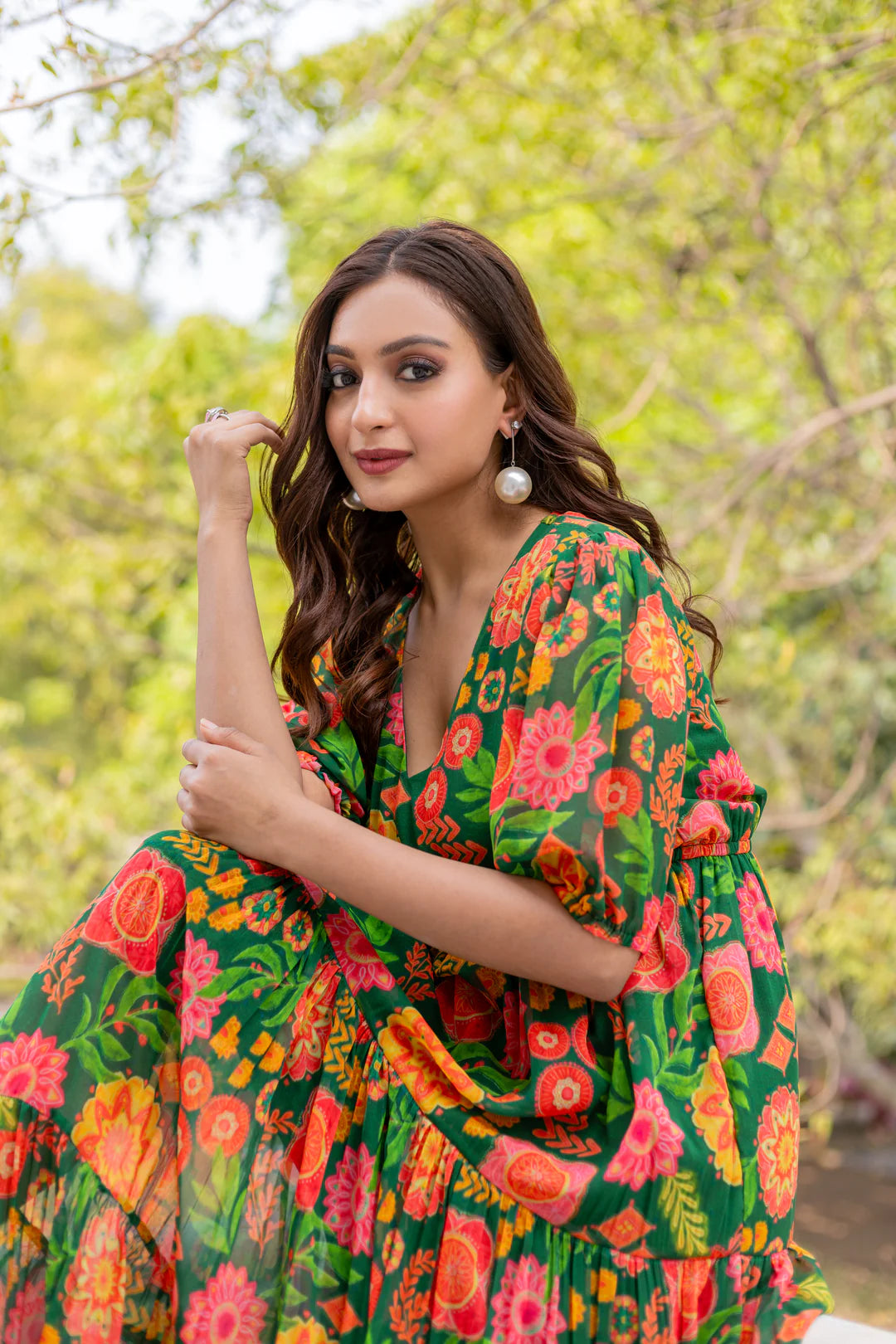 Flower Maxi Dress