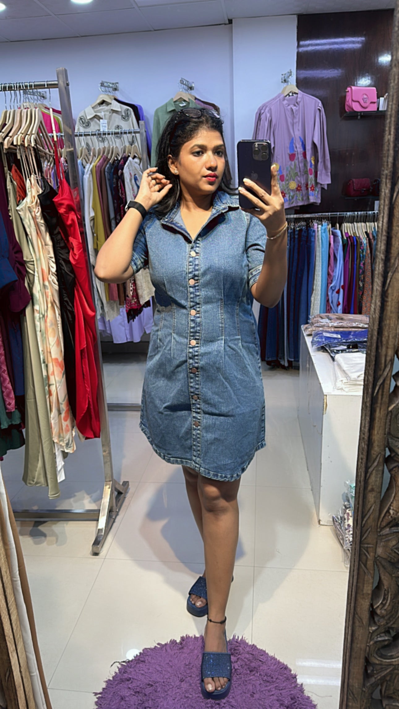 Sassy Denim Dress