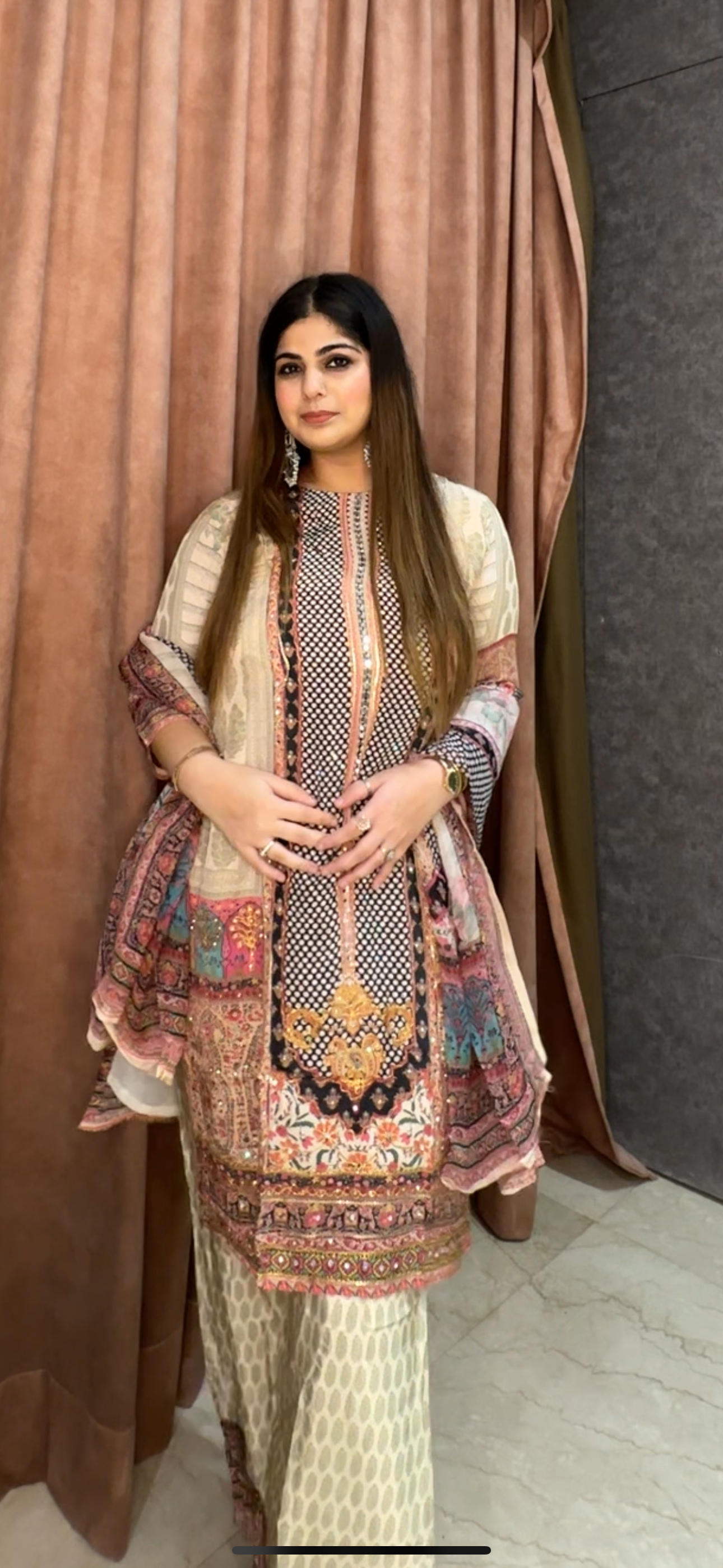 Zeenat Three Piece Suit