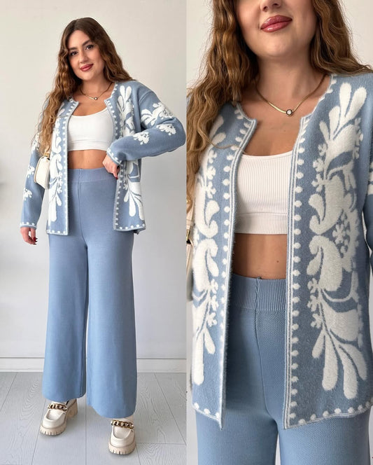 Front Open Two Piece Set